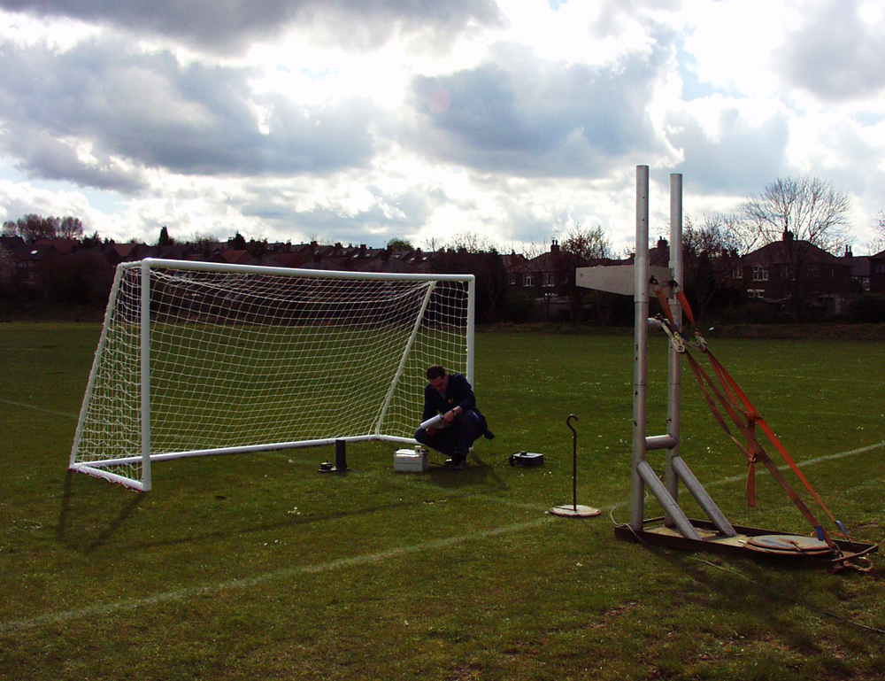 Goal Post Gallery of football goals from ITSA Goal Posts Limited