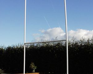 Junior Rugby Goal Post – high impact uPVC – Total height 4.72m x 2.7m wide