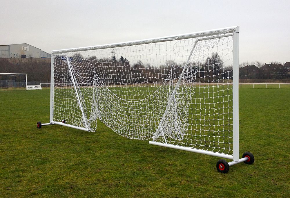 Folding Goalposts 21x7 ITSA Goal - Elliptical Freestanding Football Goals