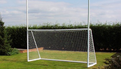 Gaelic Goal Posts 12’x6′ (3.66 x 1.8m) with 8ft upright top posts (2 section version)