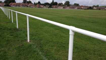 Steel Football Pitch Spectator Barrier – 60mm Steel