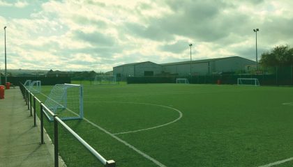 Aluminium Movable Goal – Self Weighted Roller Goals-  5 a side